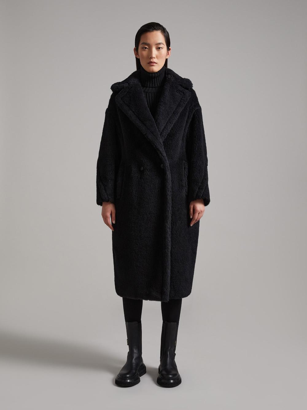 Max Mara Teddy Bear Icon Coat In Alpaca And Wool