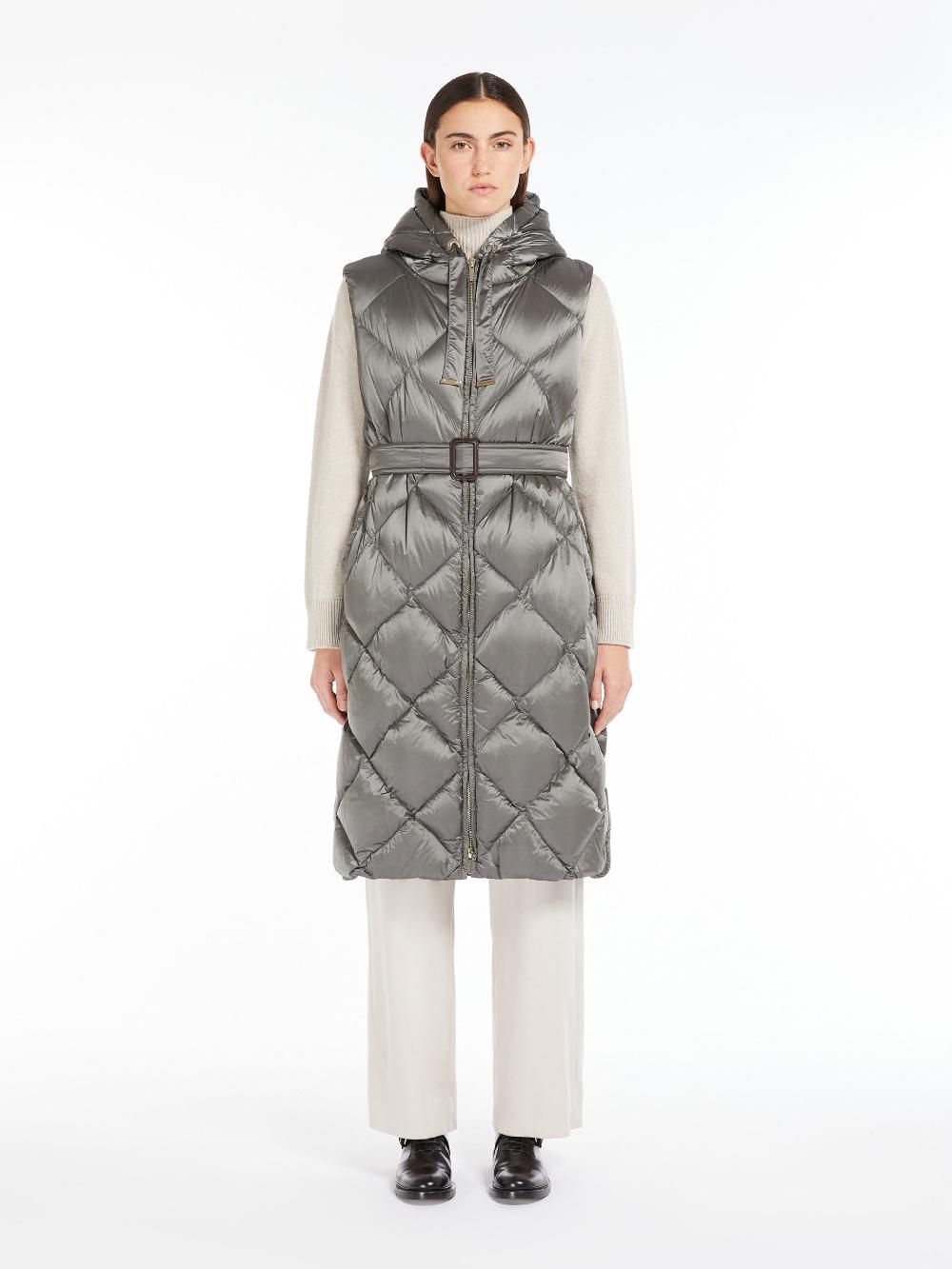 Max Mara Tregil Vest In Water-repellent Canvas
