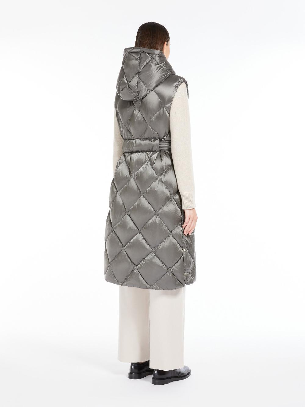 Max Mara Tregil Vest In Water-repellent Canvas