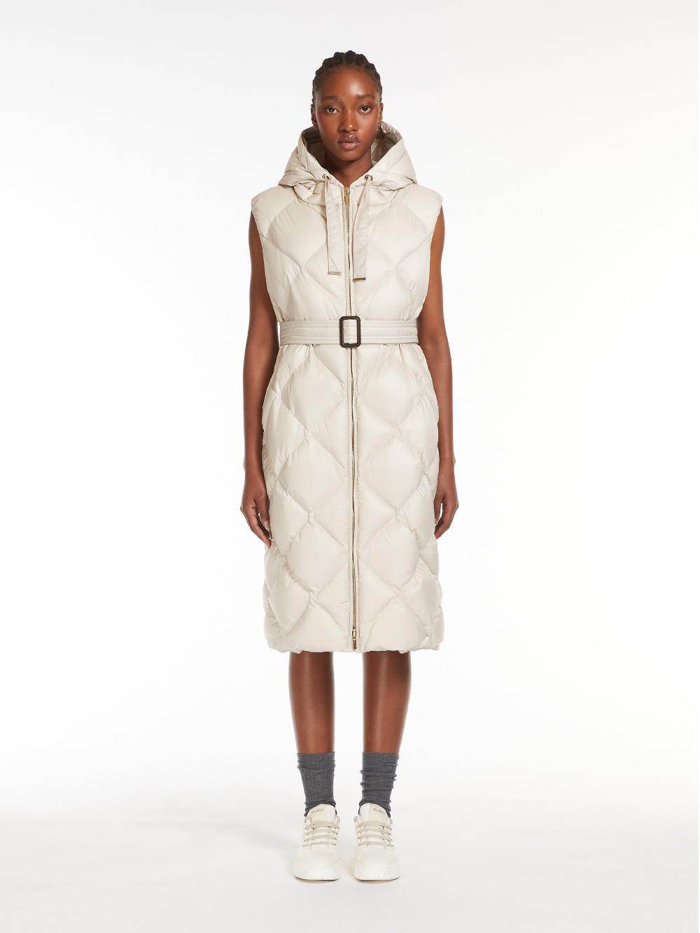 Max Mara Tregil Vest In Water-repellent Canvas