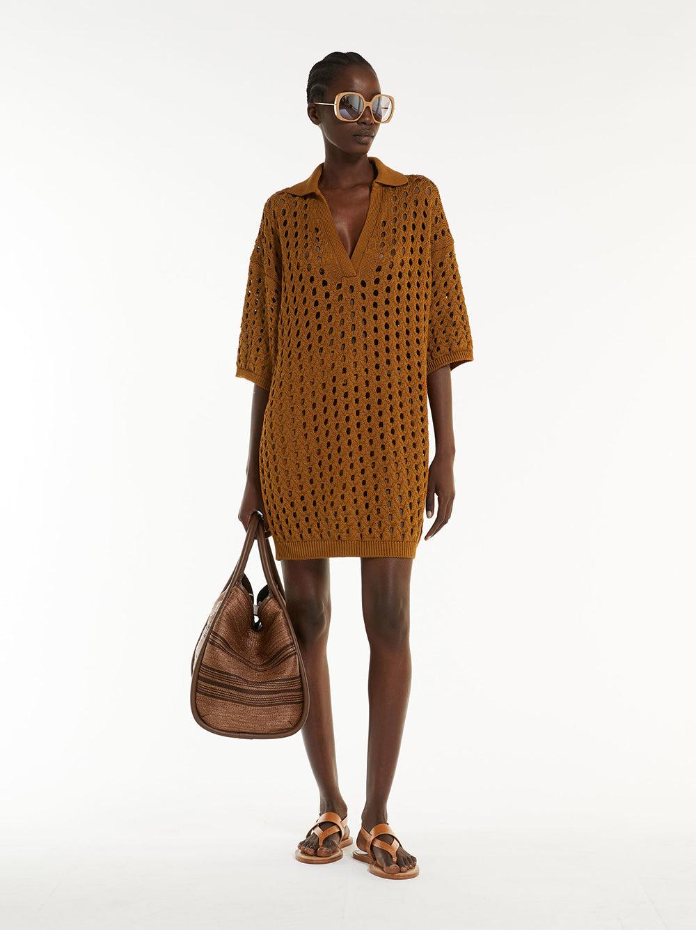 Max Mara Urna Mesh Short Dress