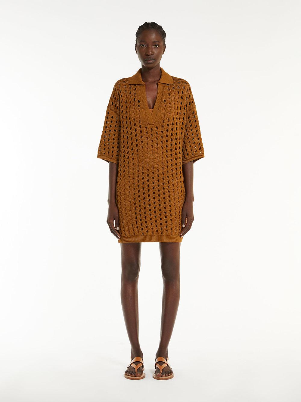 Max Mara Urna Mesh Short Dress
