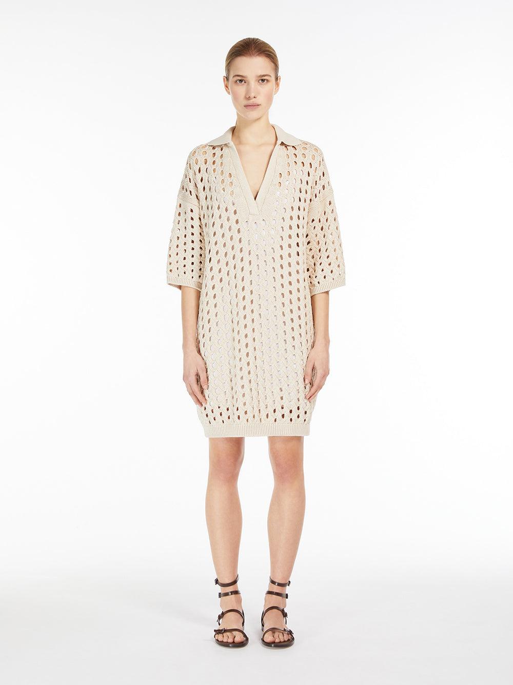Max Mara Urna Mesh Short Dress