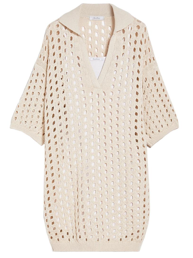 Max Mara Urna mesh short dress