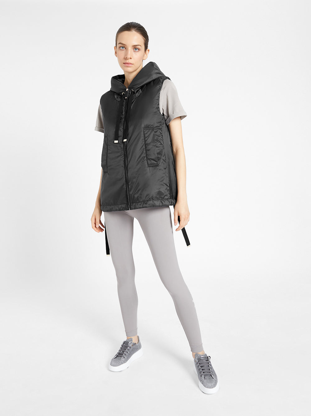 Max Mara Waterproof Technical Canvas Vest