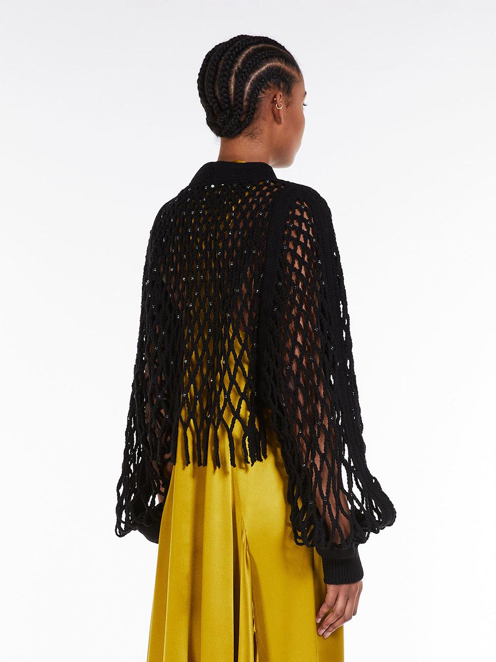 Max Mara Wool Mesh Sweater