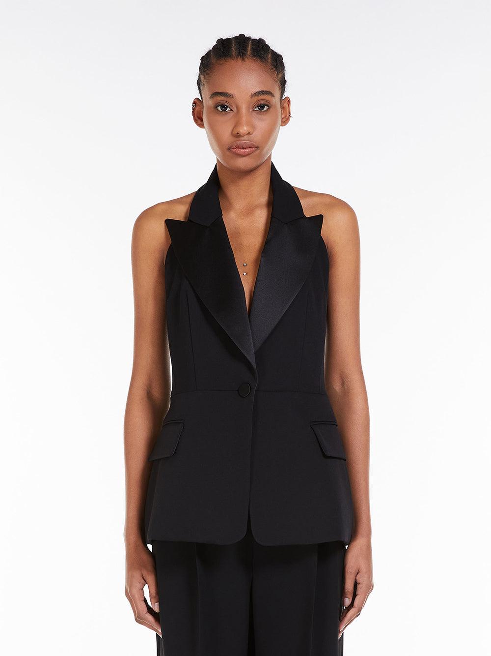 Max Mara Wool Tuxedo Waistcoat