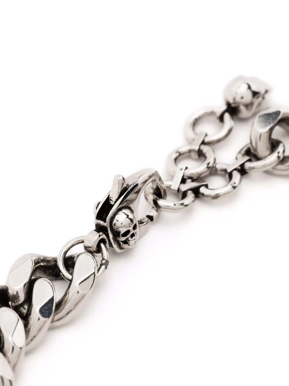 Alexander McQueen Mcqueen Graffiti Cut-out Chain Bracelet