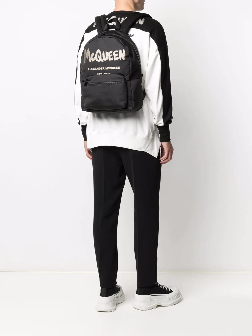 Alexander McQueen Mcqueen Graffiti Metropolitan Backpack