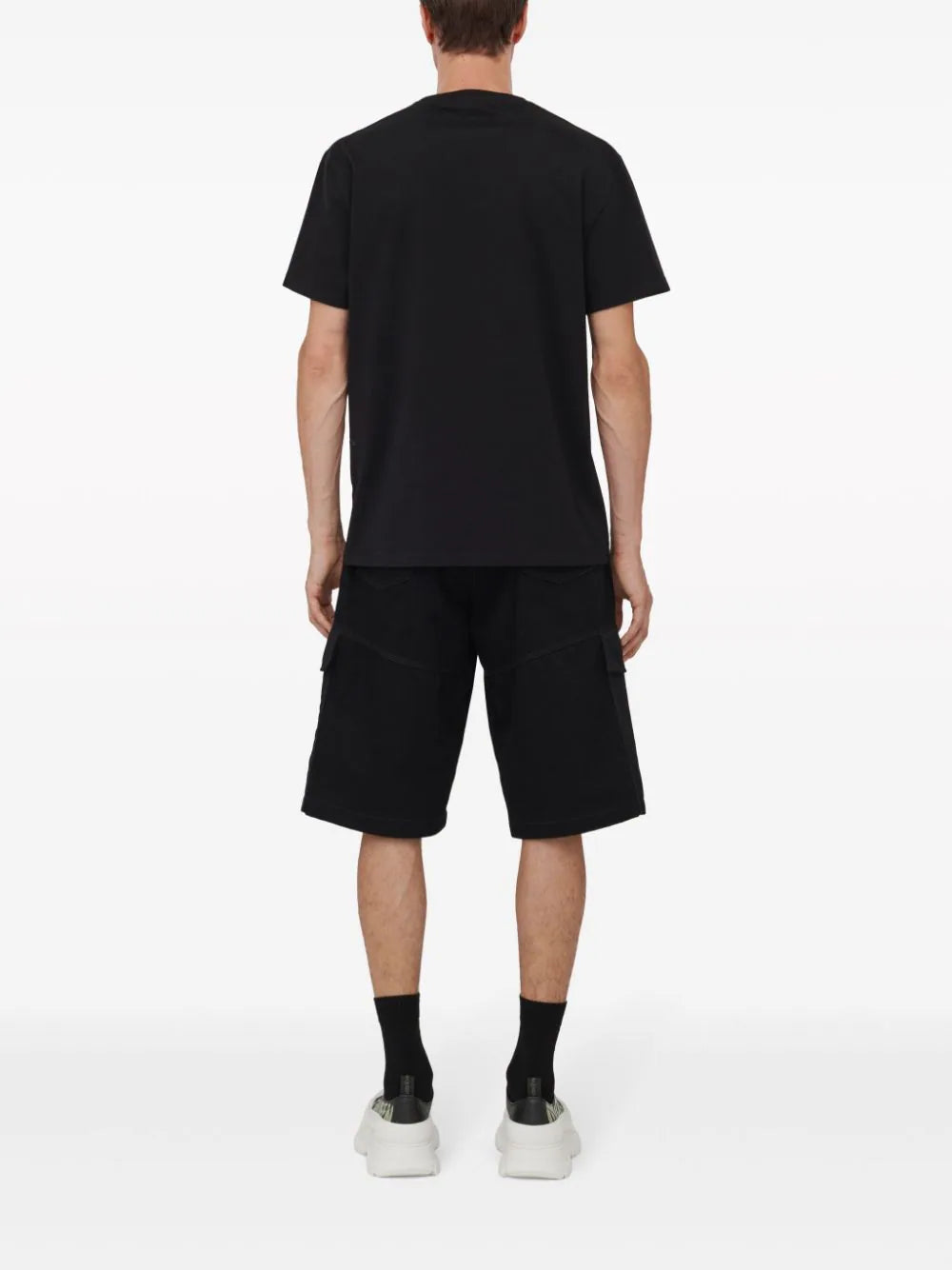 Alexander McQueen Mcqueen Graffiti T-shirt In Black