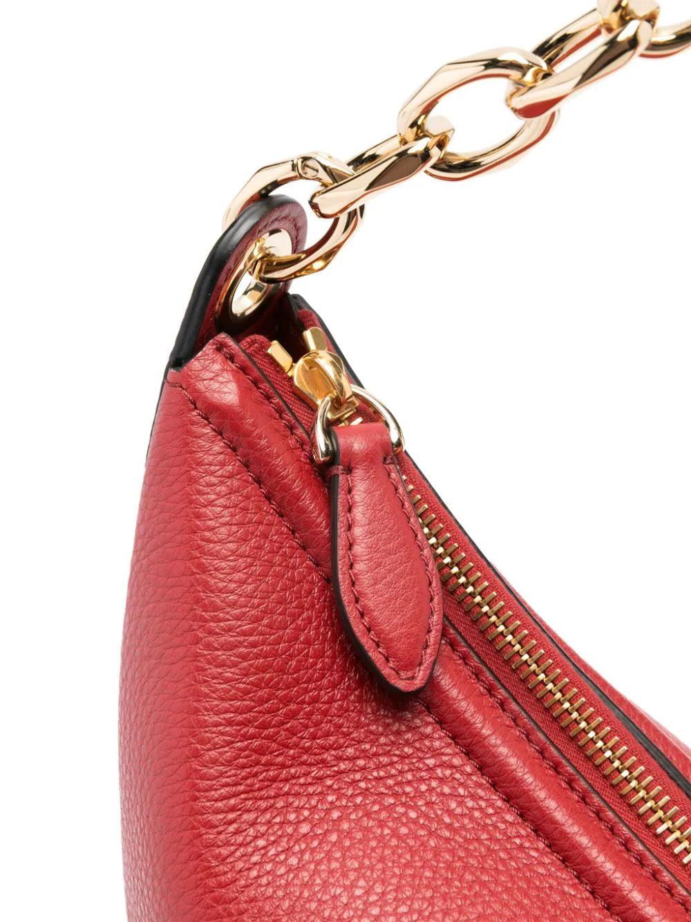 Valentino Garavani Medium Hobo Vlogo Moon Bag In Grained Calfskin