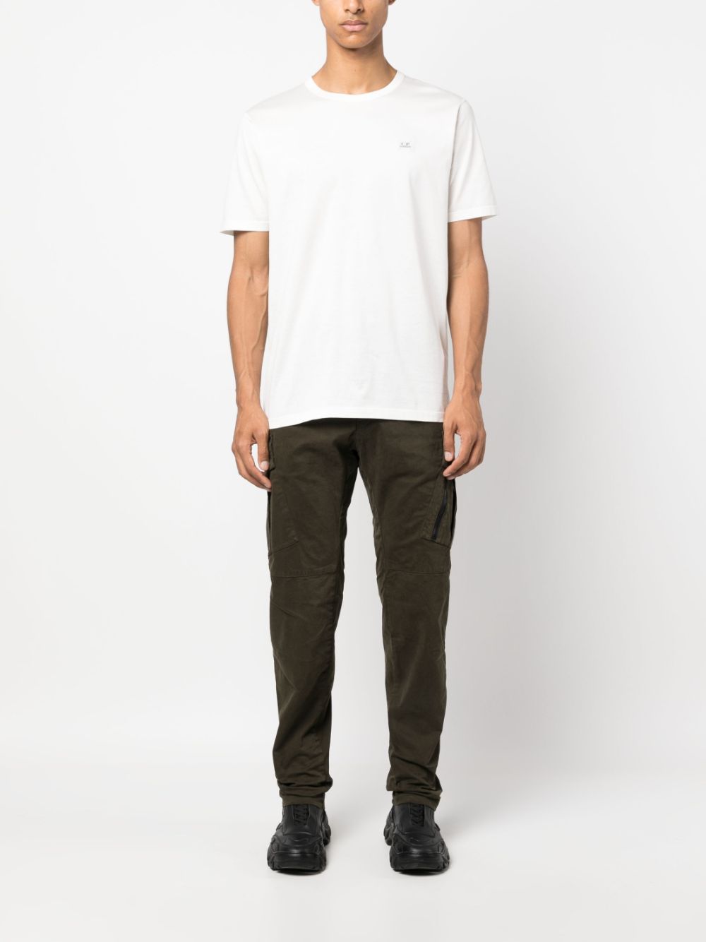 CP COMPANY Mercerized Light Jersey 70/2 Logo T-shirt
