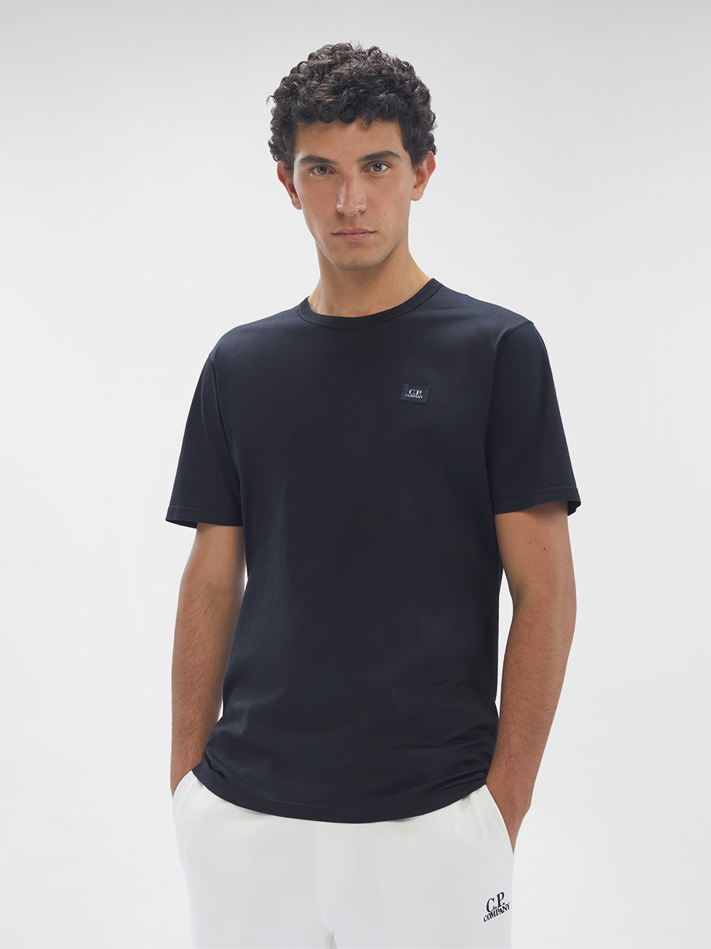 CP COMPANY Mercerized Light Jersey 70/2 Logo T-shirt