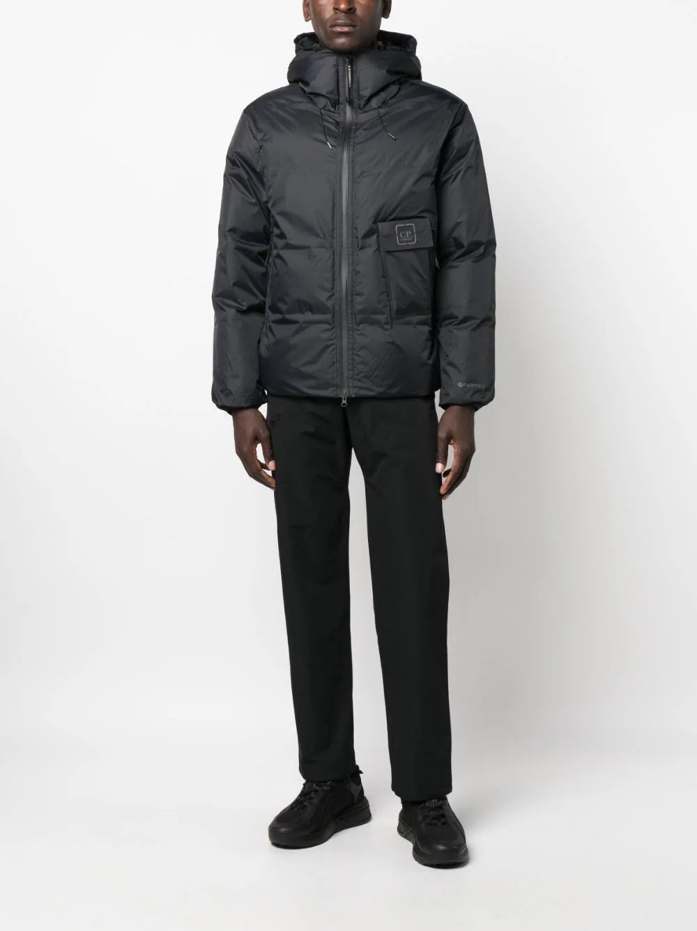 CP COMPANY Metropolis Series Baffled Hooded Down Jacket