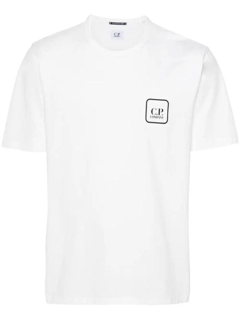 CP COMPANY Metropolis series mercerized jersey logo graphic t-shirt