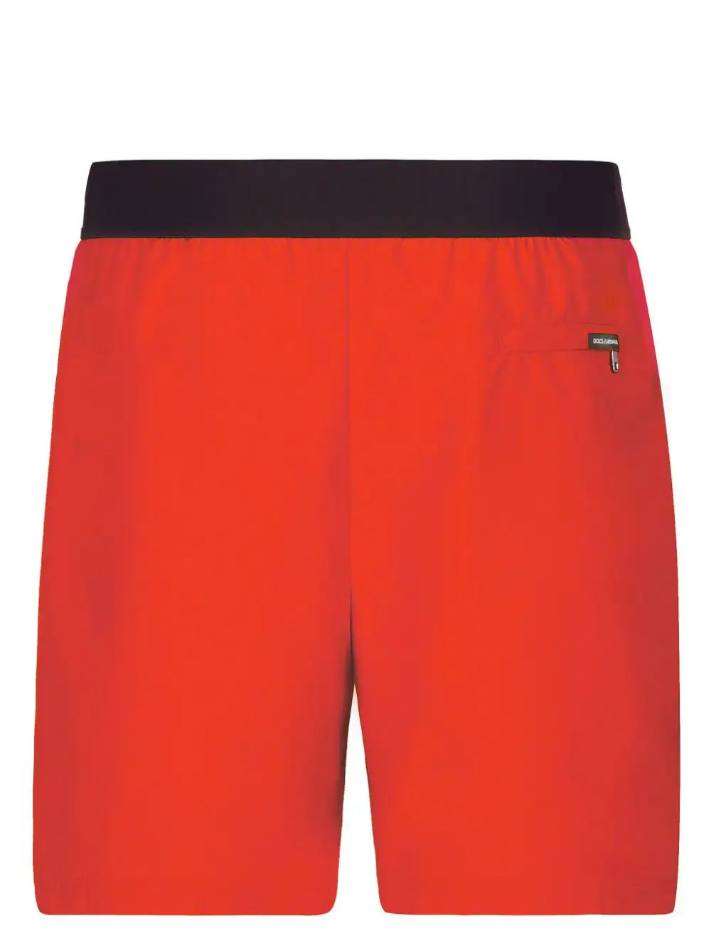 Dolce & Gabbana Mid-length Light Nylon Swim Trunks With Dolce & Gabbana Logo