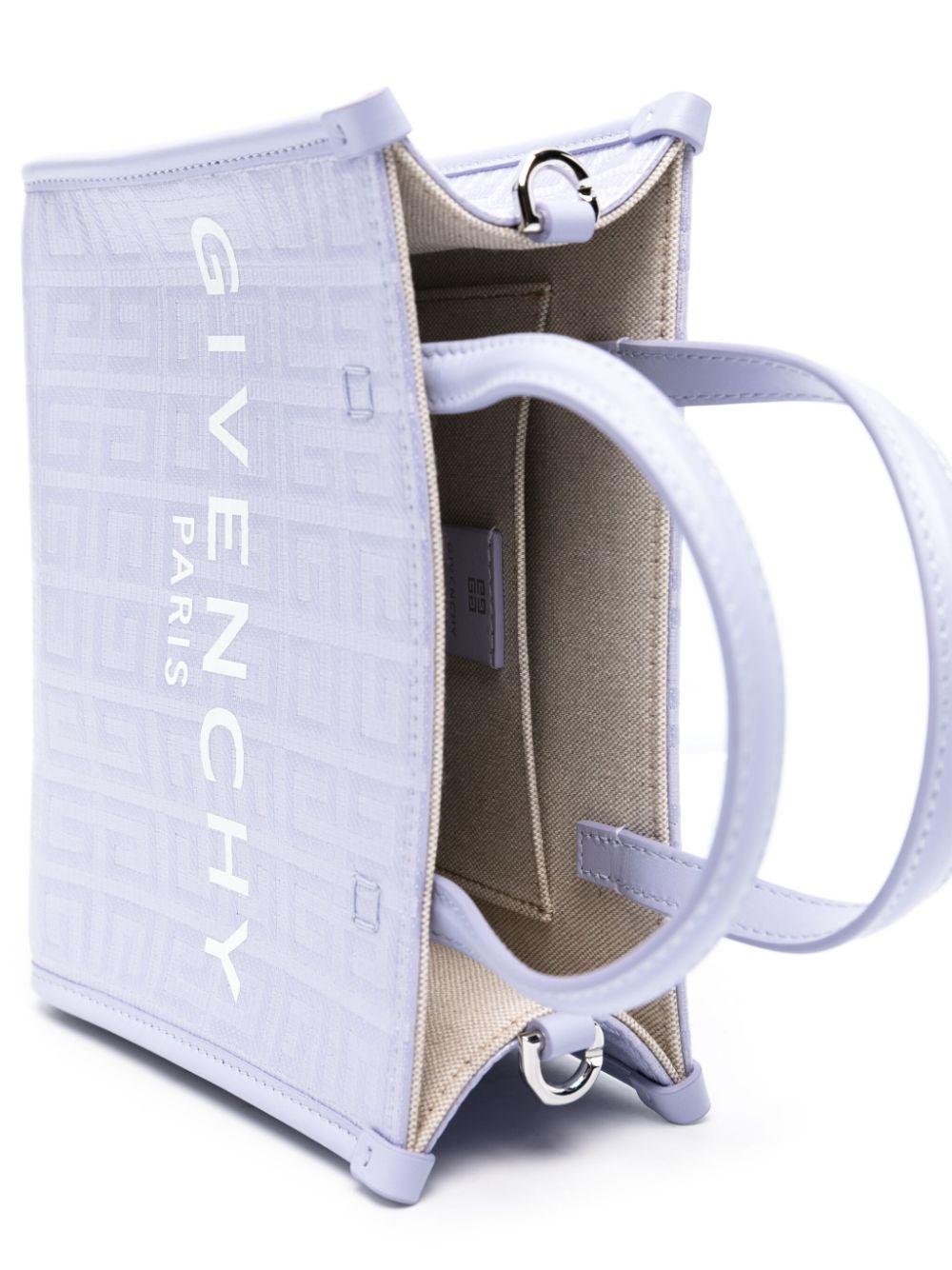 Givenchy Mini G-tote Shopping Bag In 4g Coated Canvas