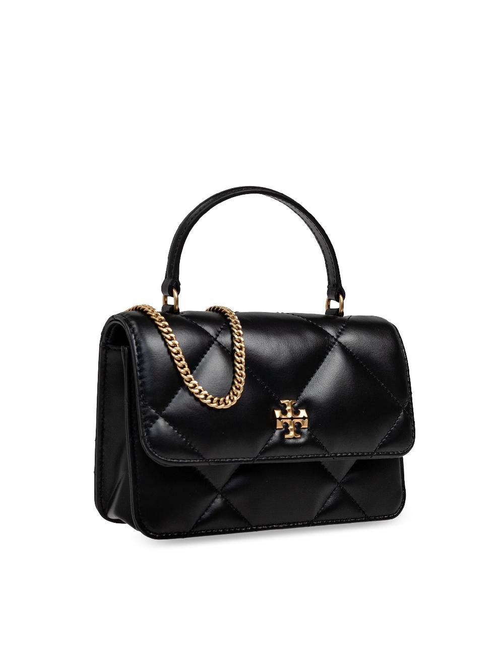 Tory Burch Mini Kira Diamond Quilt Top-handle Chain Wallet