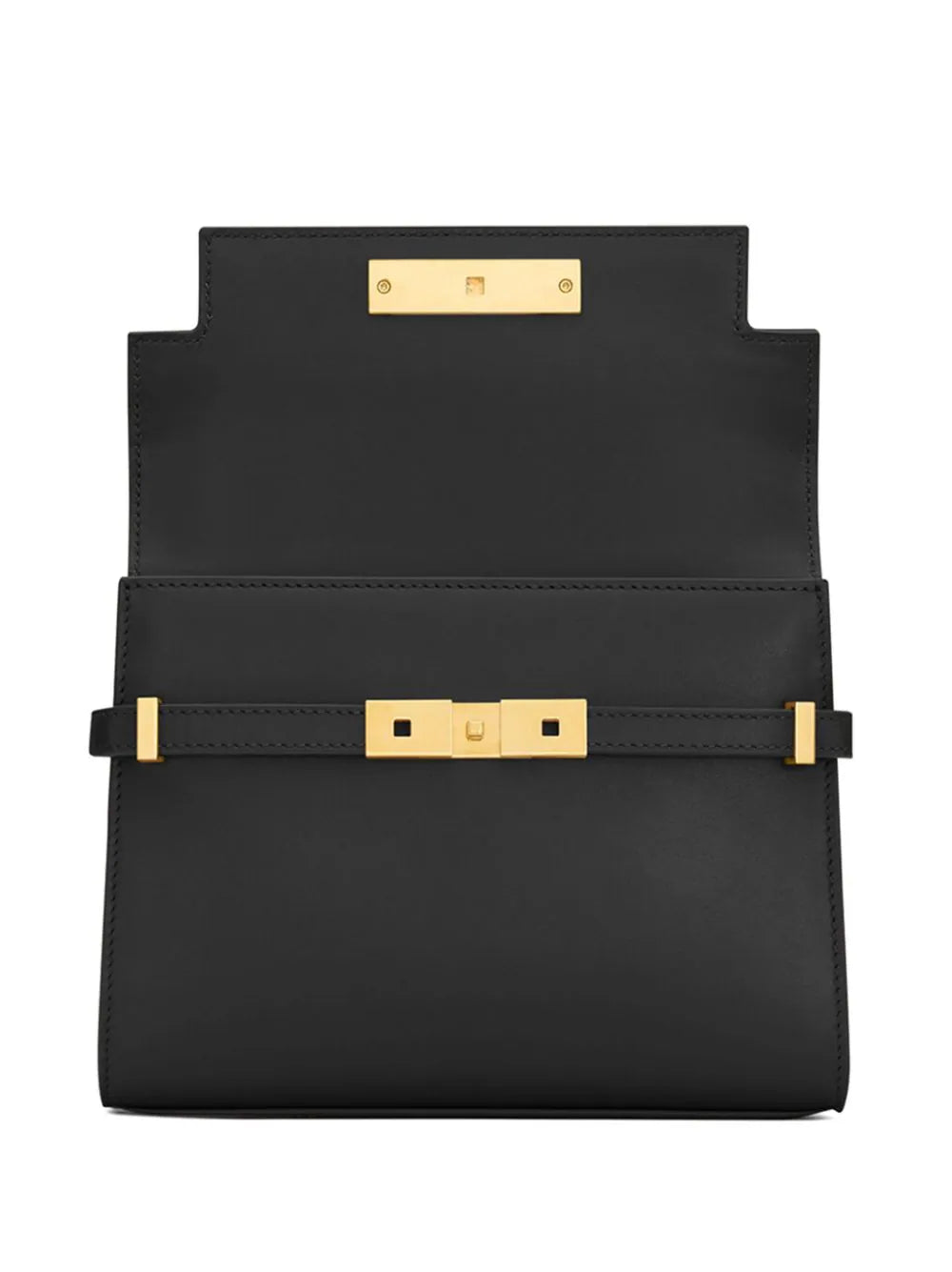 Saint Laurent Mini Manhattan Shoulder Bag In Box Leather