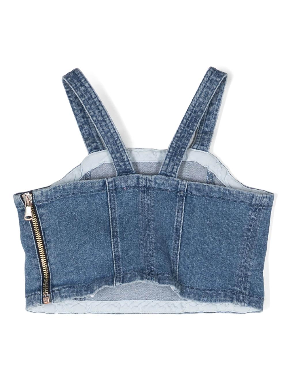 Miss Blumarine Denim Top
