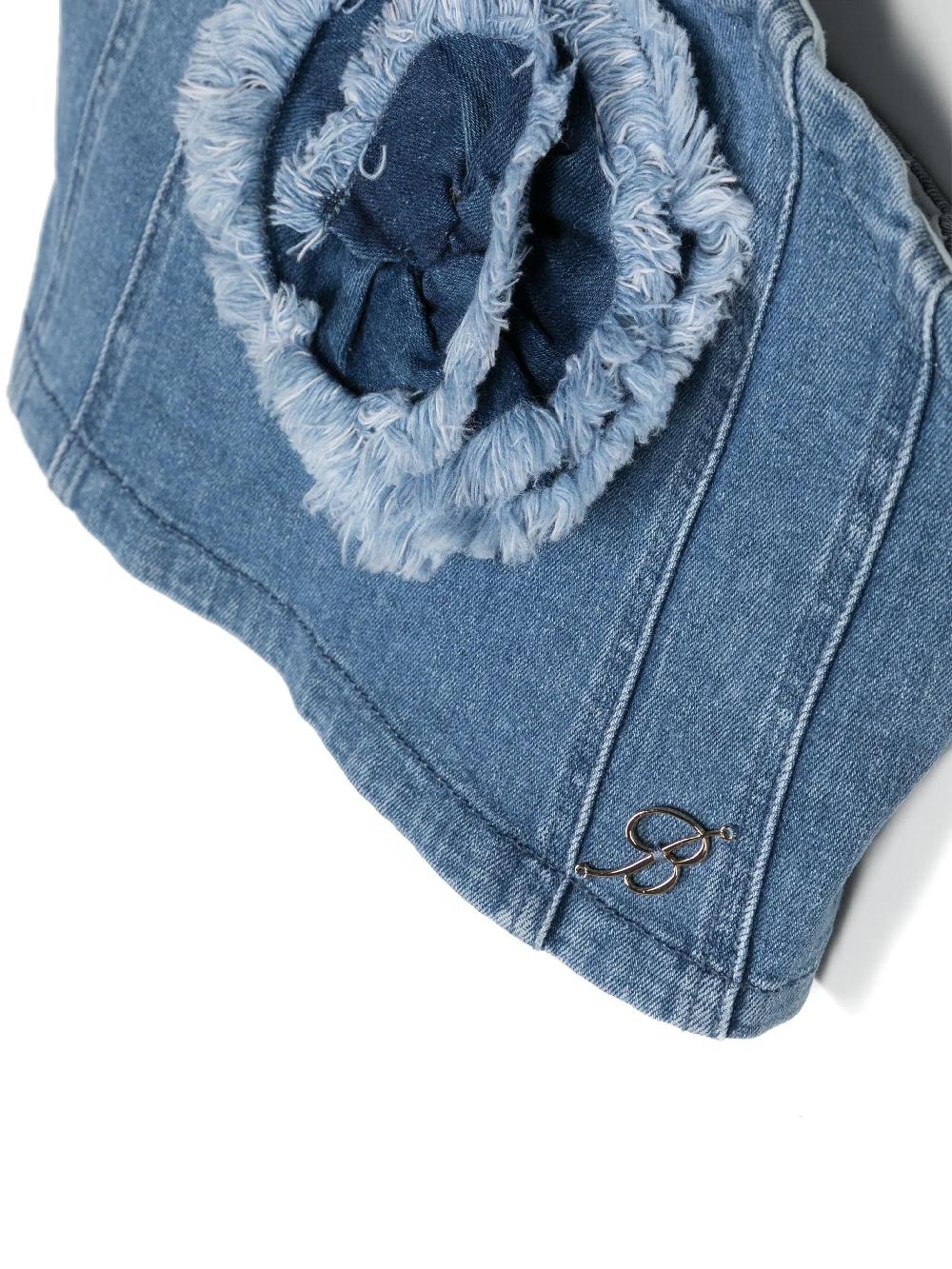 Miss Blumarine Denim Top