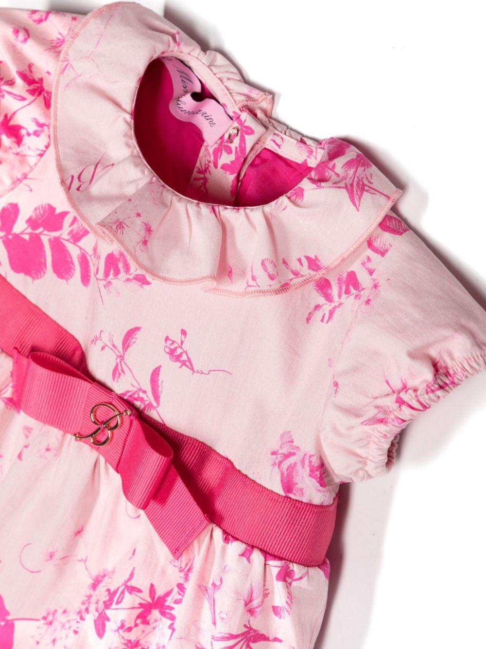 Miss Blumarine Floral-print Romper
