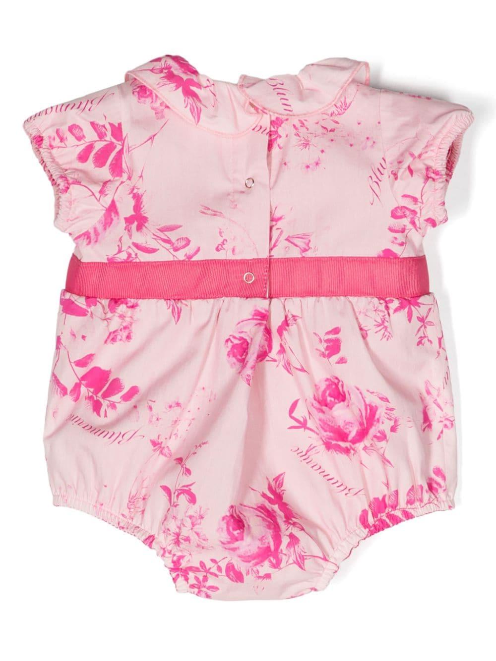 Miss Blumarine Floral-print Romper