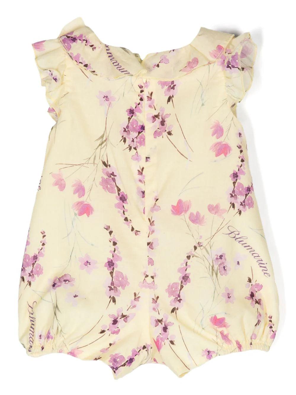 Miss Blumarine Floral-print Romper