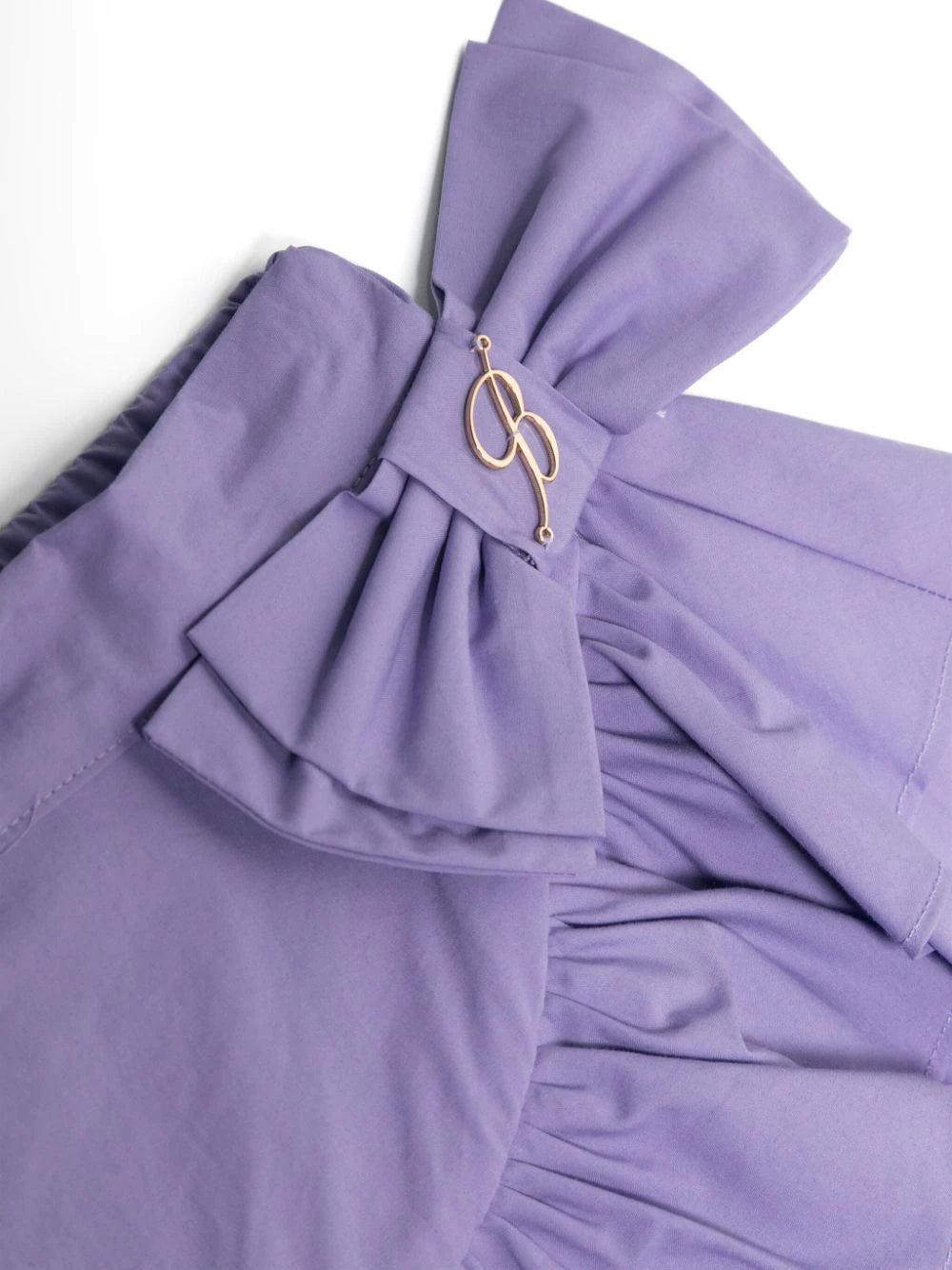 Miss Blumarine Girl's Skirt With Bow