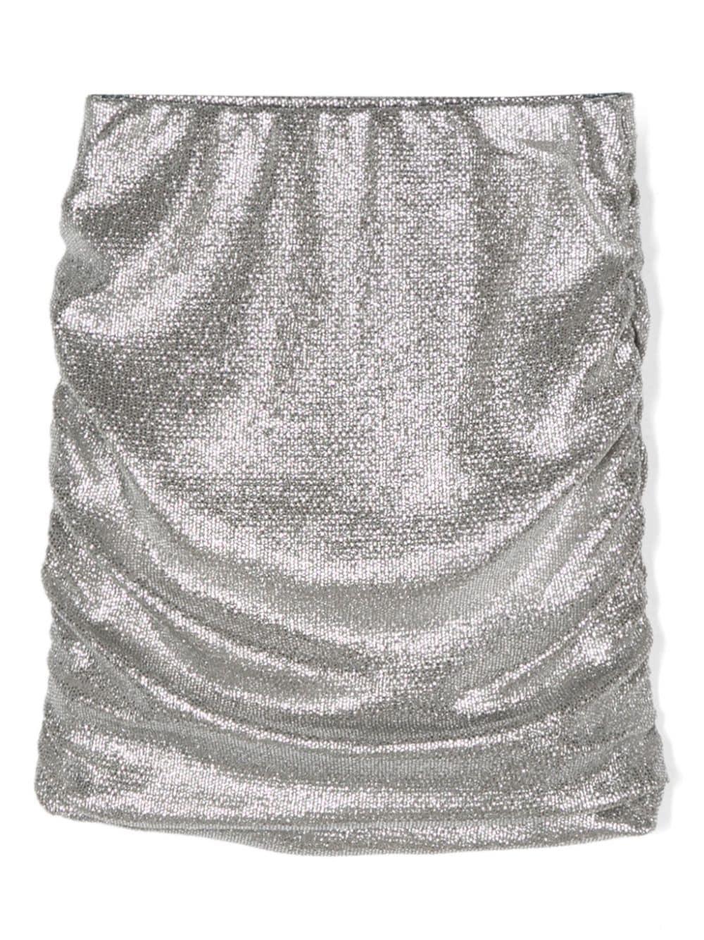 Miss Blumarine Mini Jersey Skirt