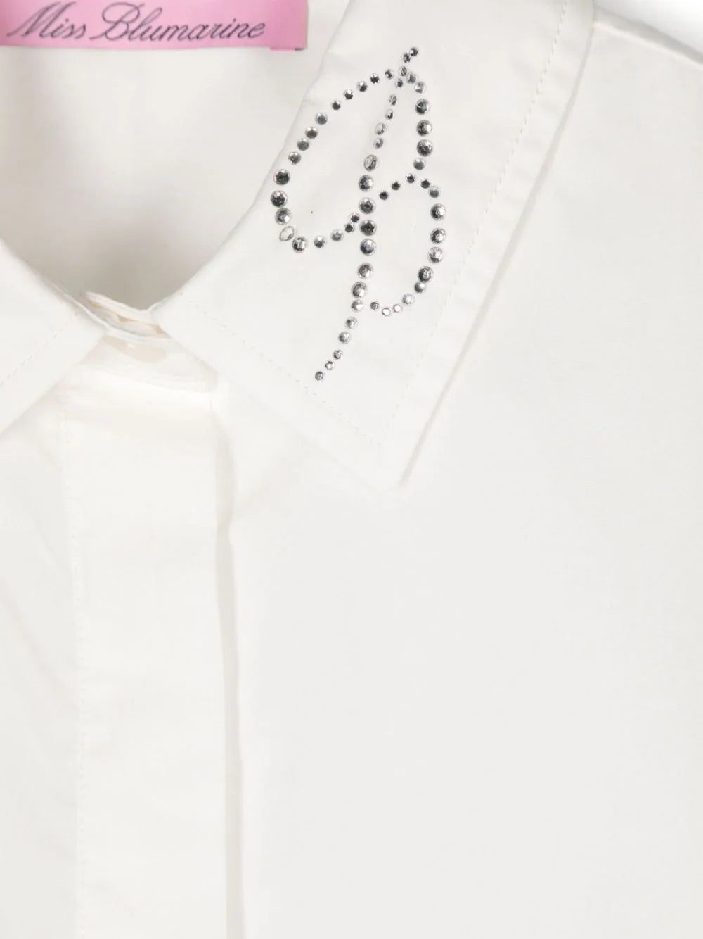 Miss Blumarine Shirt With Rhinestones