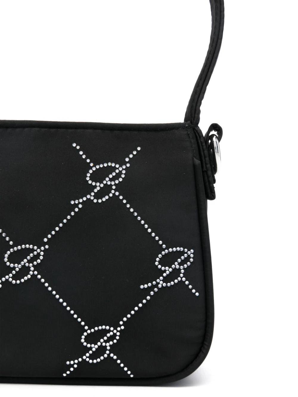 Miss Blumarine Shoulder Bag With Rhinestones