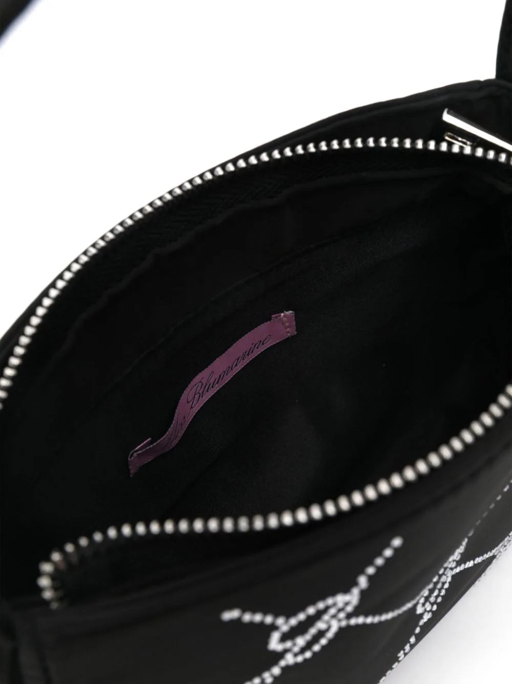 Miss Blumarine Shoulder Bag With Rhinestones