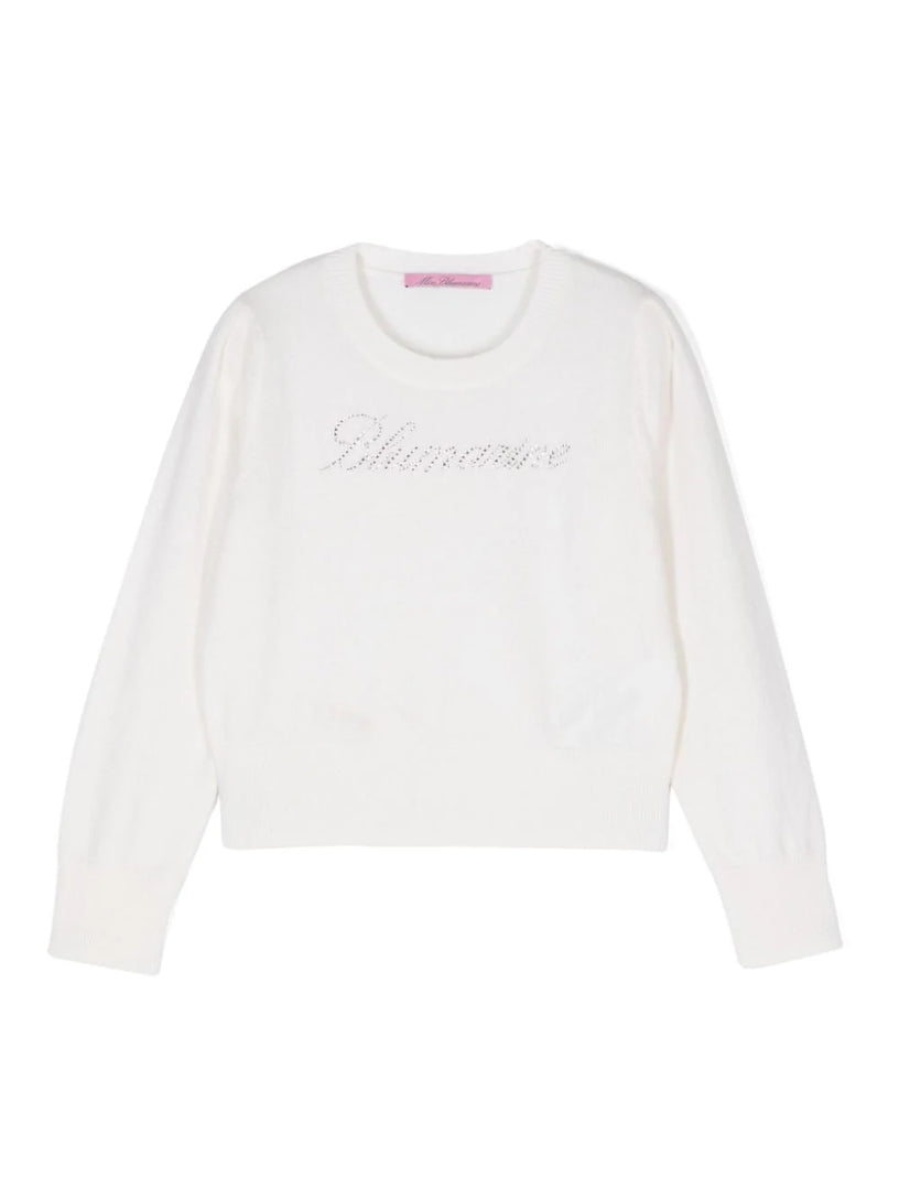 Miss Blumarine Sweater with logo