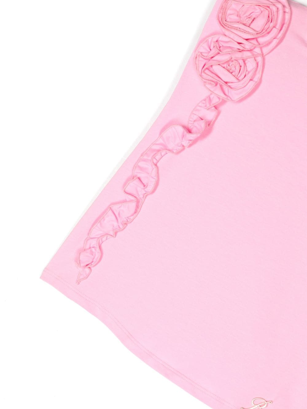 Miss Blumarine T-shirt With Roses