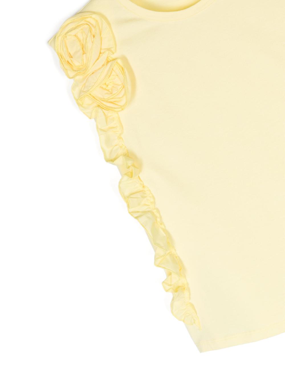 Miss Blumarine T-shirt With Roses