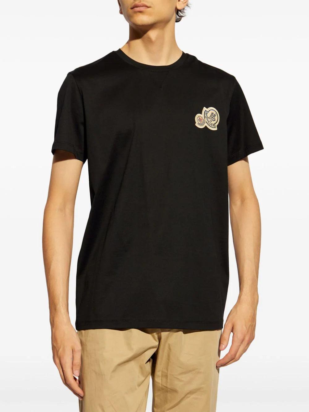 MONCLER Double Logo Patch T-shirt