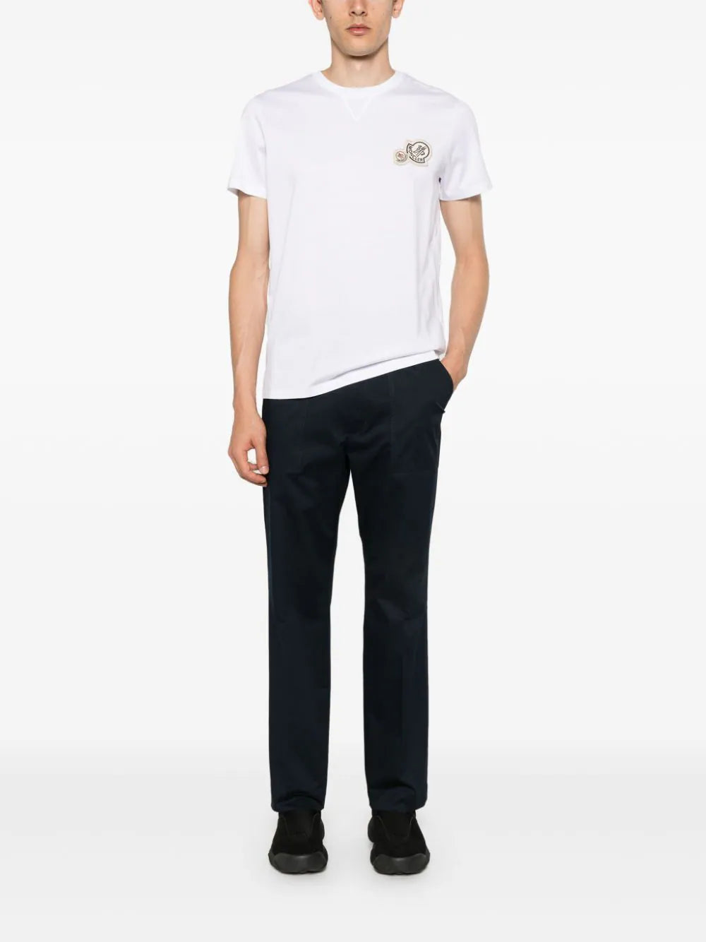 MONCLER Double Logo Patch T-shirt