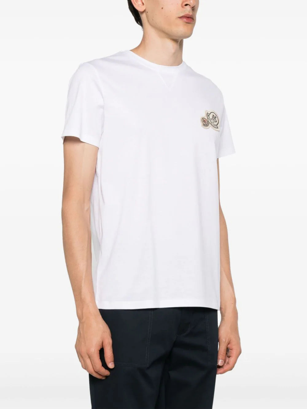 MONCLER Double Logo Patch T-shirt