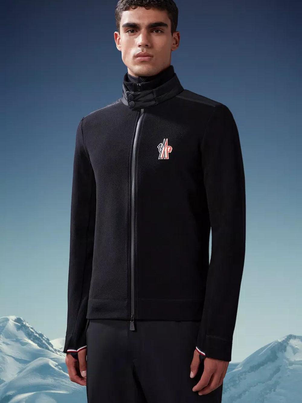 MONCLER Fleece Zip-up Sweatshirt