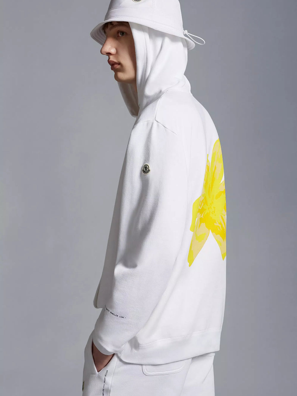 MONCLER GENIUS Floral Motif Hoodie