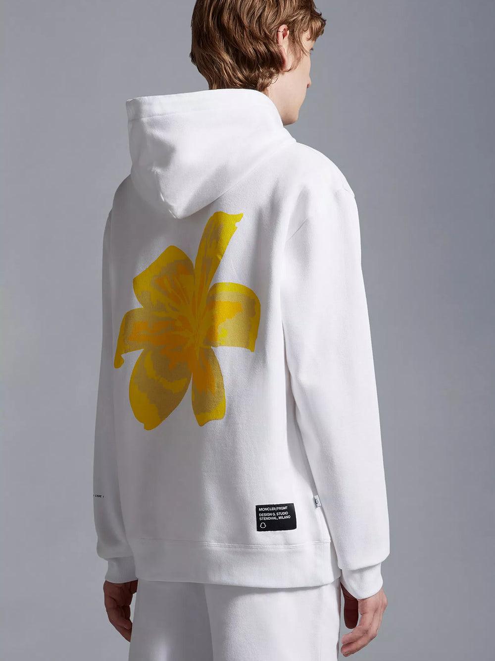 MONCLER GENIUS Floral Motif Hoodie
