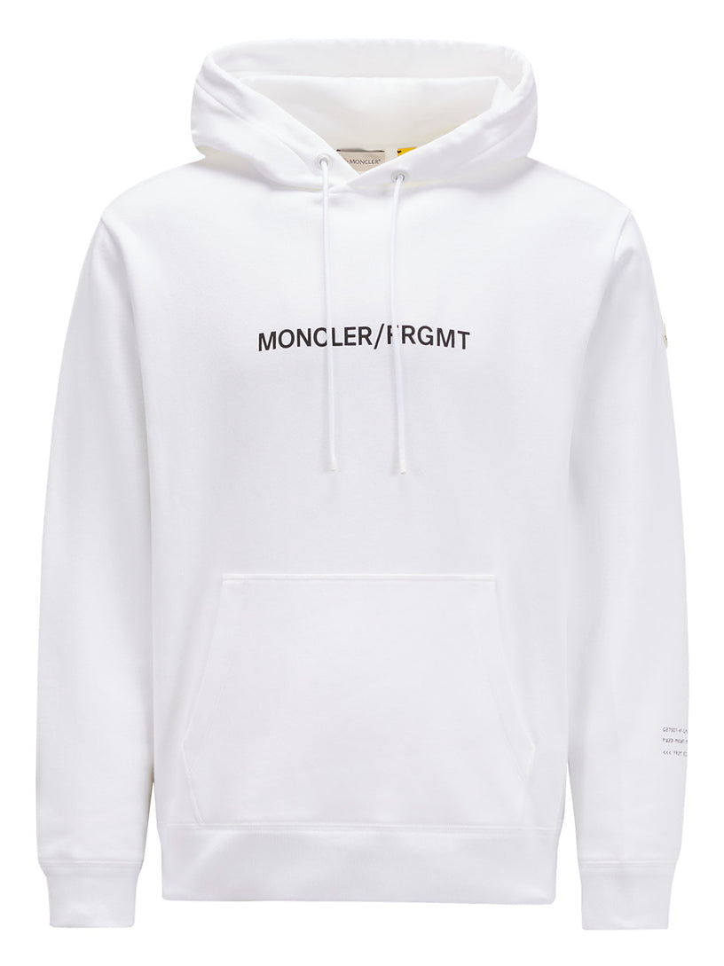 MONCLER GENIUS Floral motif hoodie