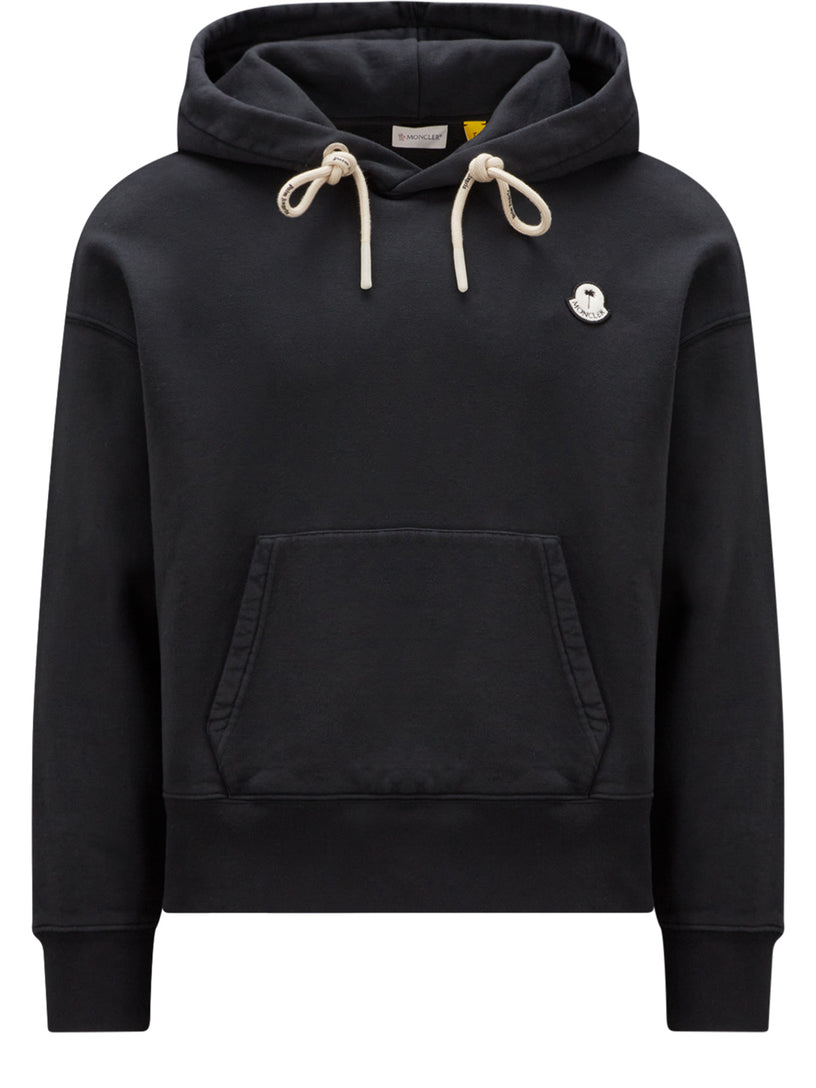 MONCLER GENIUS Logo patch hoodie