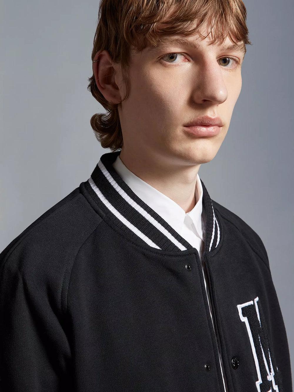 MONCLER GENIUS Varsity Fleece Cardigan