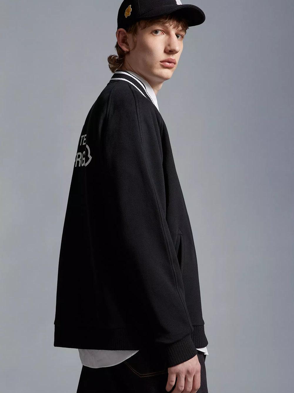 MONCLER GENIUS Varsity Fleece Cardigan