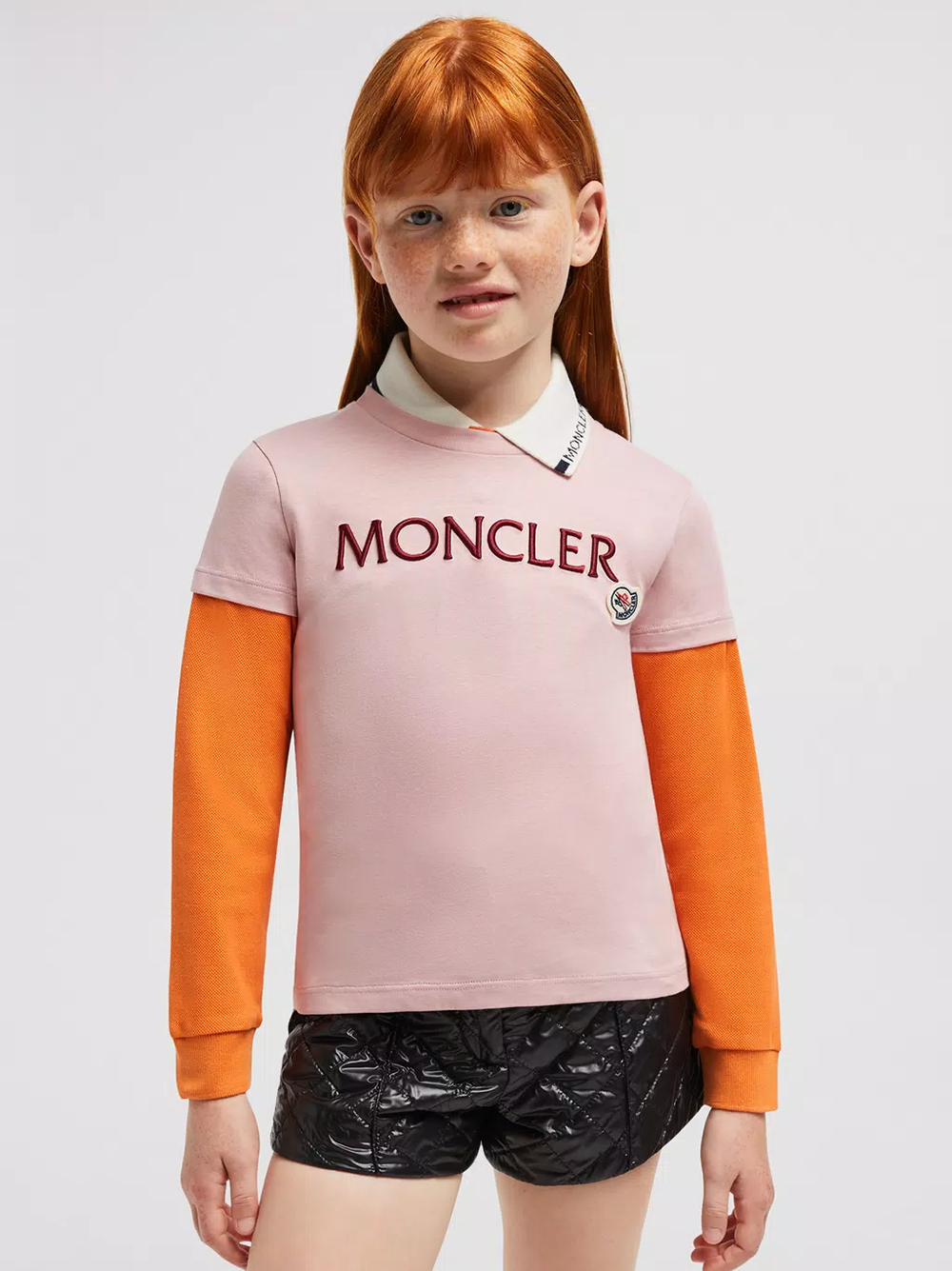 MONCLER Kids T-shirt With Embroidered Logo