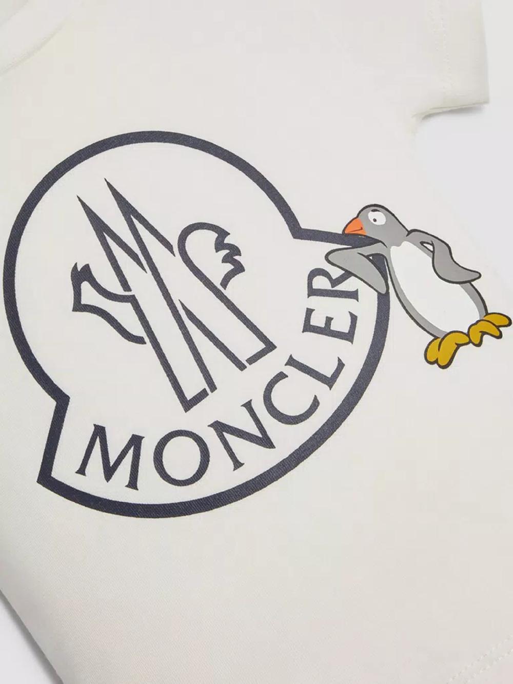 MONCLER Kids T-shirt With Logo Motif