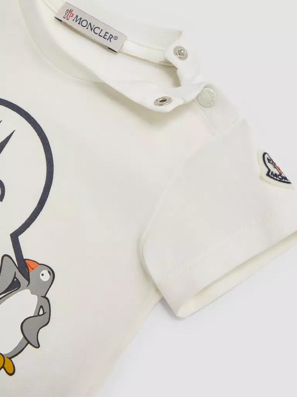 MONCLER Kids T-shirt With Logo Motif
