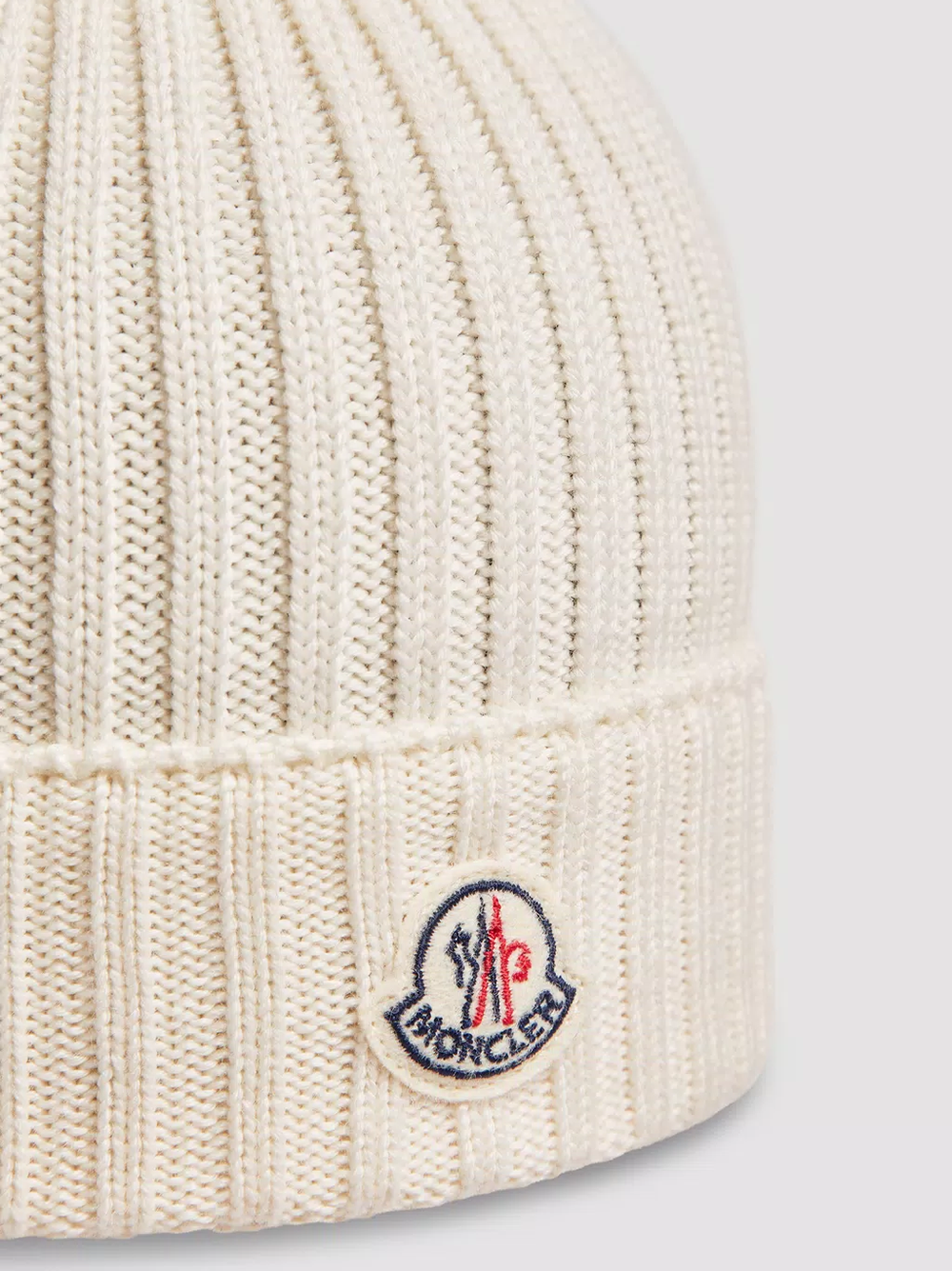MONCLER Kids Wool Hat With Pom Pom